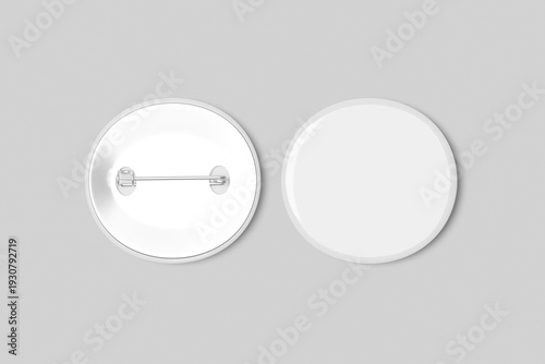 Blank Pin Badge Mockup