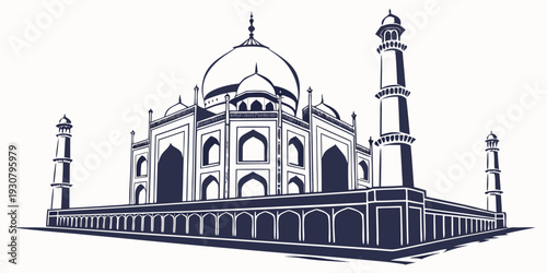 The iconic taj mahal in agra india a symbol of eternal love and architectural brilliance