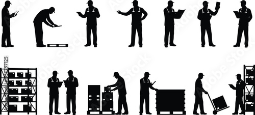 Large Collection Of Industrial Factory And Warehouse Building Icons Featuring Manufacturing Plants Power Stations Storage Facilities Chimneys Smoke And Professional Urban Architecture Symbols