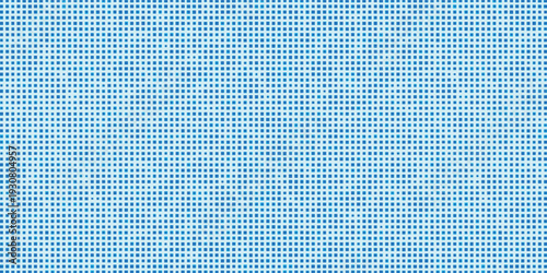 Blue tiles pattern. Classic seamless mosaic. Square swimming pool texture. Simple bathroom background. Wall or floor design template. Ceramic surface concept. Vector illustration.