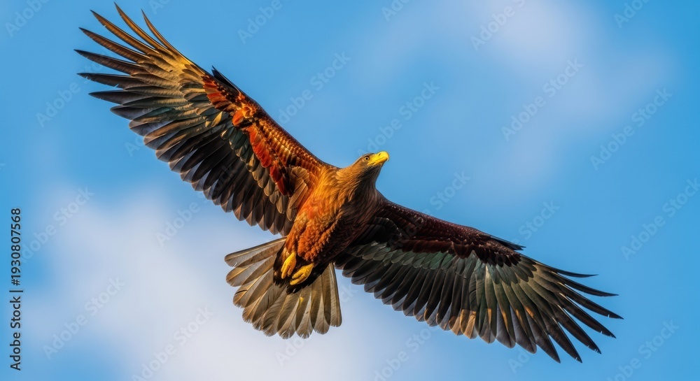 Fototapeta premium Eagle flying high