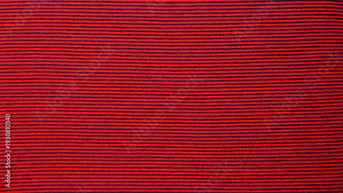 red and black horizontal striped fabric texture background