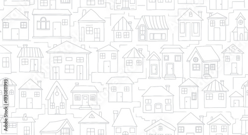 Collection of Simple House Illustrations.