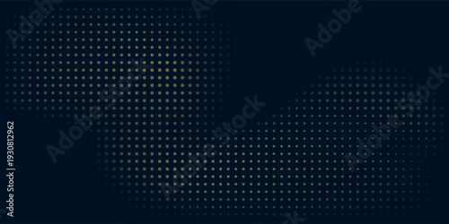 Top Dots digital wave of particles. Futuristic point wave. Technology background vector. motion surface