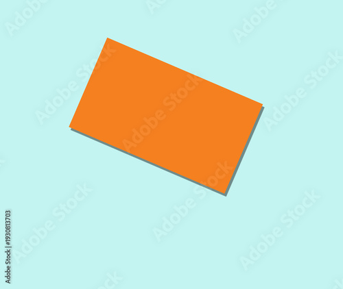 vector illustration of an orange paper