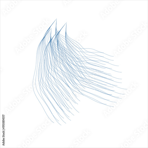 A simple illustration depicting palm trees sand ocean and rocks