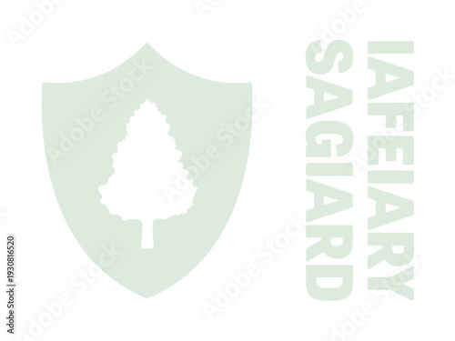 Green Shield Logo with Tree