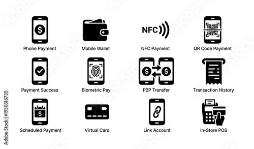 Mobile payment technologies: nfc, qr codes, virtual cards, and biometric pay
