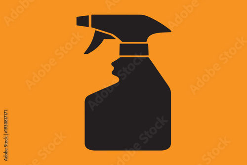 Spray bottle icon for cleaning and household chores 