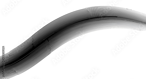Close-up of a curved carbon fiber tube with textured surface.