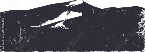 Torn vintage paper texture with dark grunge distressed edges and rough surface for background