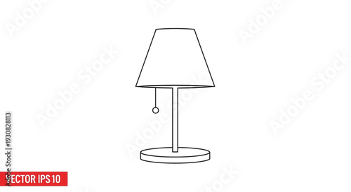 Simple Desk Lamp with Shade.