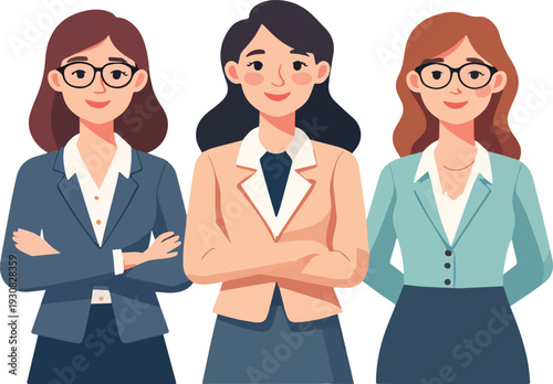 business, squadra, persone, uomo, donna, gruppi, uomini d'affari, uffici, lavoro d'equipe, addicersi a, lavoro, persona, partenariato, vettoriale, avatar, di successo, successo, sorriso, illustrazione