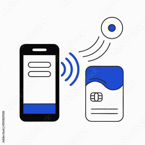 Mobile payment with contactless credit card