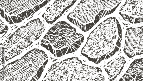 Stone pavement pattern rough irregular rock surface texture natural outdoor flooring background design