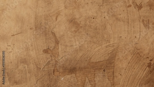 Brown Textured Wall With Marks and Patterns From Construction or Natural Wear