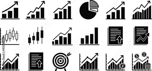 Black and white silhouette collection of diverse people engaged in activities like cycling, jumping rope, walking, and singing isolated vector.