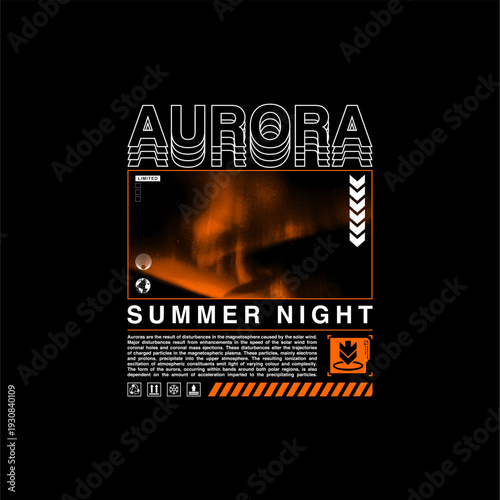 aurora summer night simple vi...