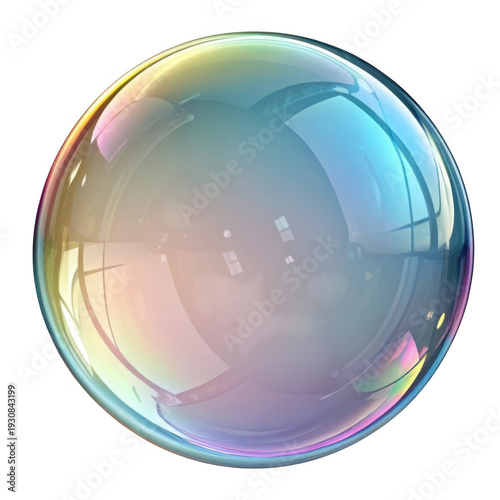 Bubble isolated on transparent background
