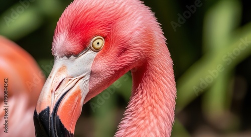 Pink Flamingo Close-up