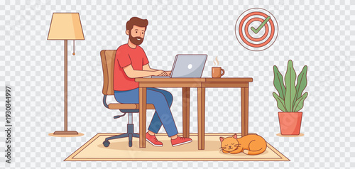 Remotework designs job from home Illustrator Freelance Illustrator Working Remotely From Home Remote Work