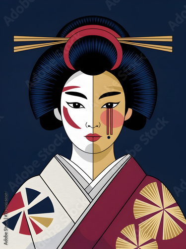 japanese woman in kimono