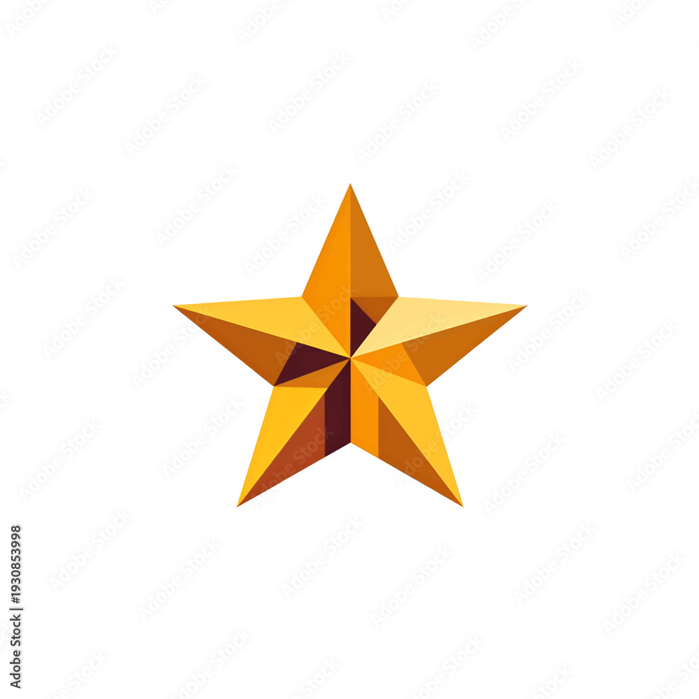 Fototapeta premium Goal Achievement Star Icon