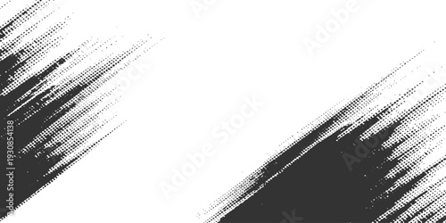 Brushstroke Abstract: Artistic brushstrokes cascade diagonally across the canvas, their textures and forms inviting interpretation and adding dynamic visual interest. 