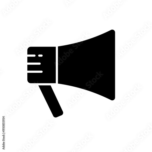 Megaphone, announcement, promotion — flat vector icon