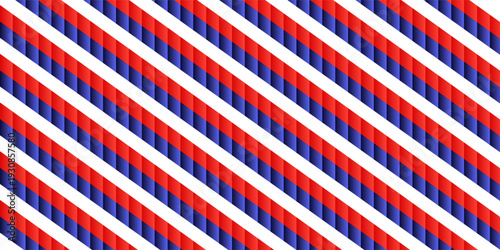 Airmail Envelope frame images with strips. International vintage letter border. Retro air mail postcard with blue and red stripes.  Empty classic postal frame. Vector illustration