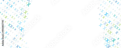 Light Blue, Yellow vector banner with circles, spheres. Abstract spots.