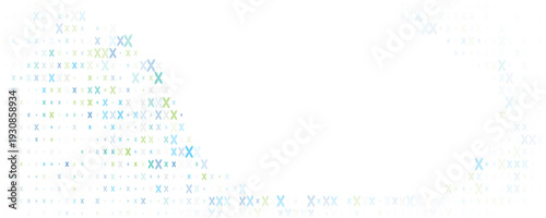 Light Blue, Yellow vector banner with circles, spheres. Abstract spots.