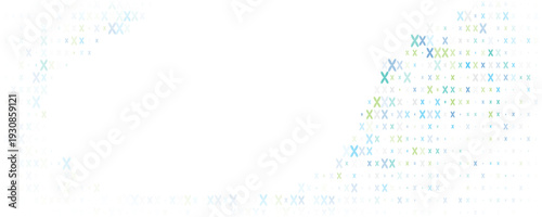 Light Blue, Yellow vector banner with circles, spheres. Abstract spots.