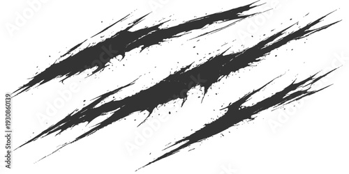 Scratch Mark on Surface: Intricate scratch marks etched onto a surface, a stark display of raw energy, revealing layers of texture, and conveying a sense of aggression.