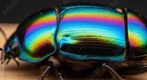 Rainbow Beetle Macro