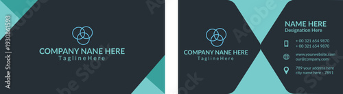 Modern Abstract Corporate Business Card Design
