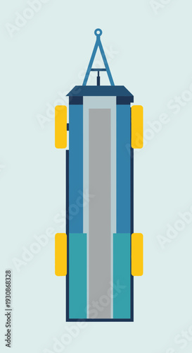 Industrial Lifting Mechanism Elevating Heavy Loads Safely and Efficiently