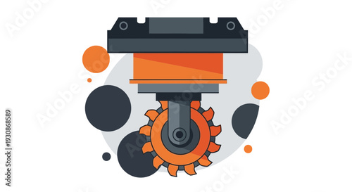 Industrial Machining Equipment Precision Engineering Technology Abstract