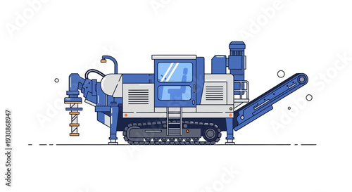 Industrial Mobile Crushing Machine On Tracks With Conveyor Belt