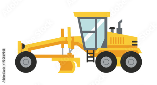 Industrial Road Grader Machine For Construction and Earthwork