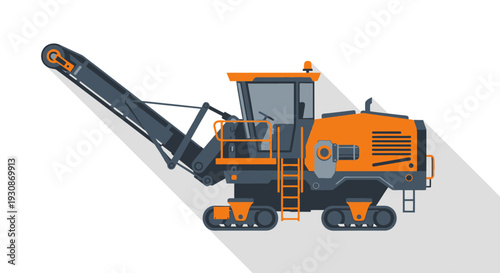 Industrial Road Milling Machine For Construction And Paving Projects