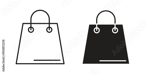 Bag icon symbol vector illustration. vector flat clipart object eps10
