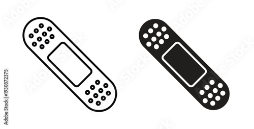 Bandage icon symbol vector illustration. vector flat clipart object eps10