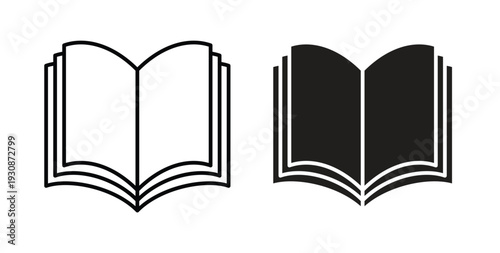 Book icon symbol vector illustration. vector flat clipart object eps10