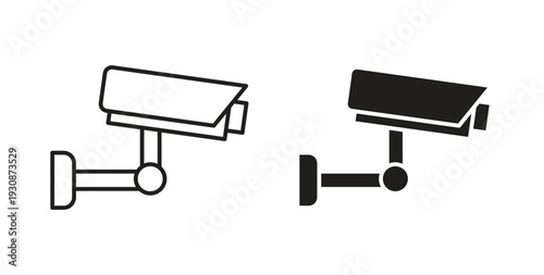CCTV icon symbol vector illustration. vector flat clipart object eps10