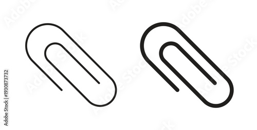 Clip icon symbol vector illustration. vector flat clipart object eps10