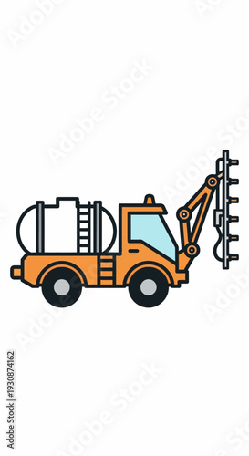 Industrial Sprayer Truck For Agricultural Field Application