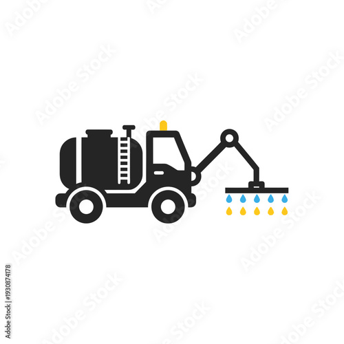 Industrial Sprayer Truck For Agricultural Purposes And Cleaning Operations