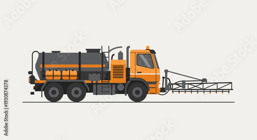 Industrial Spraying Truck For Agricultural And Road Maintenance Purposes