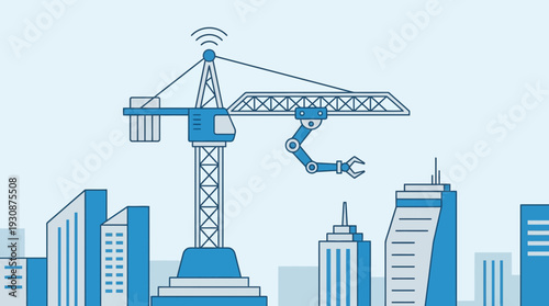 Intelligent Crane Technology For Futuristic Urban Construction